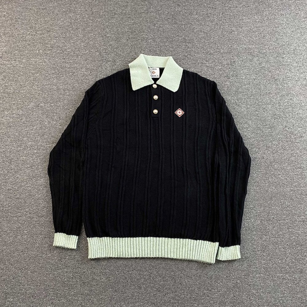 Casablanca Polo Shirt With Front Logo Patch